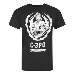 Star Wars Mens C-3PO Crest T-Shirt