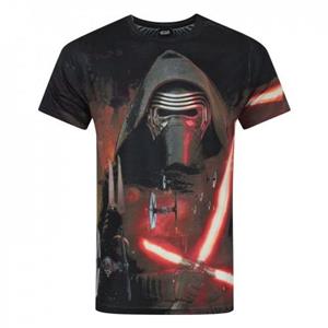 Pertemba FR - Apparel Star Wars: Het Force Awakens Kylo Ren Lightsaber T-shirt voor heren