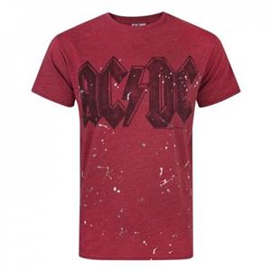 Pertemba FR - Apparel Junkfood heren verfspetter AC/DC T-shirt