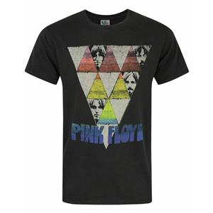 Pertemba FR - Apparel Junkfood heren driehoeken Pink Floyd T-shirt