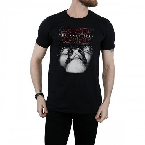 Pertemba FR - Apparel Star Wars: Het laatste Jedi heren T-shirt van Porg-katoen