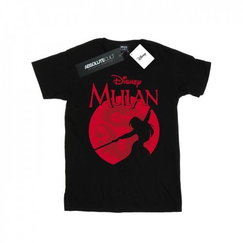 Disney Heren Mulan Draak Silhouet T-shirt