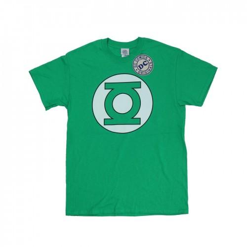 DC Comics Heren T-shirt met groen lantaarnlogo