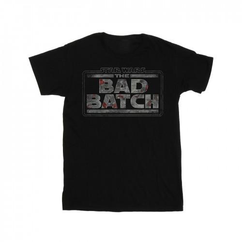 Star Wars Mens The Bad Batch Texture Logo T-Shirt