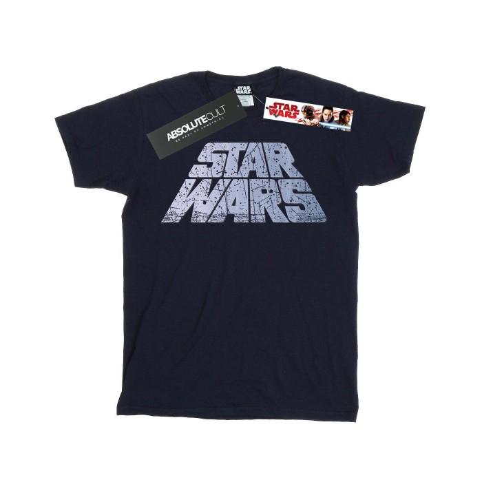 Star Wars Mens Silver Logo T-Shirt