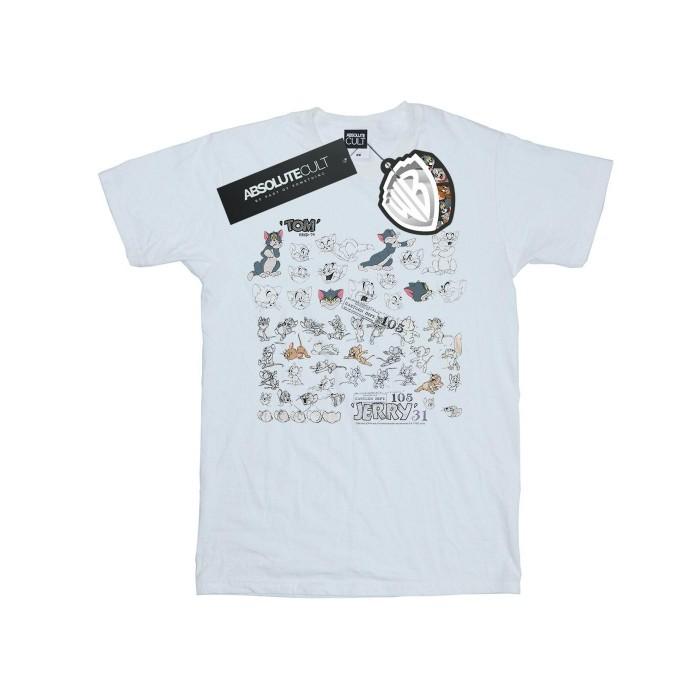 Tom And Jerry Mens Cartoon Dept T-Shirt