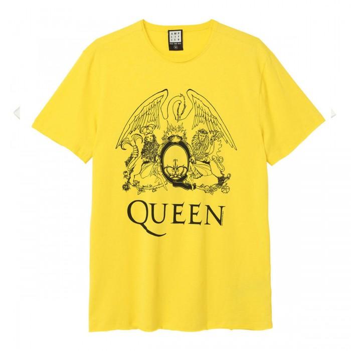 Amplified Versterkt heren Line Art Crest Queen T-shirt