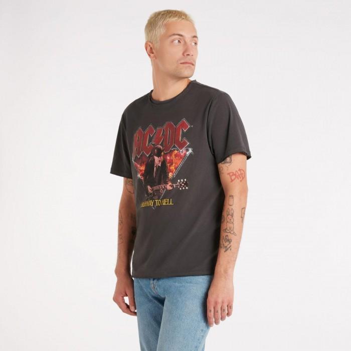 Amplified Versterkte unisex volwassen snelweg naar de hel AC/DC T-shirt