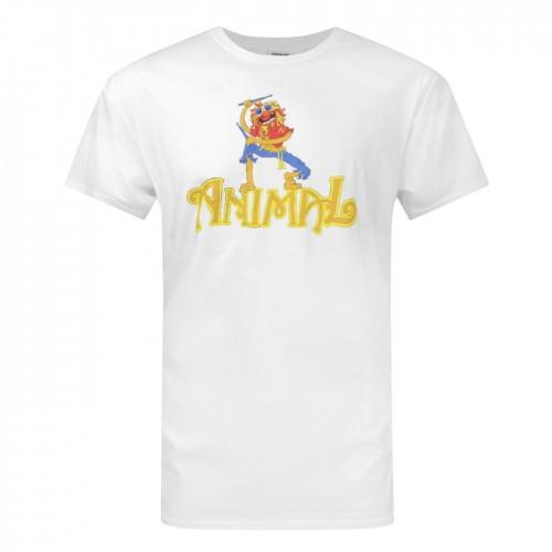 The Muppets Het Muppets heren T-shirt met dierlijke drummer