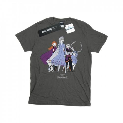 Disney Heren Frozen 2 Distressed Group T-shirt