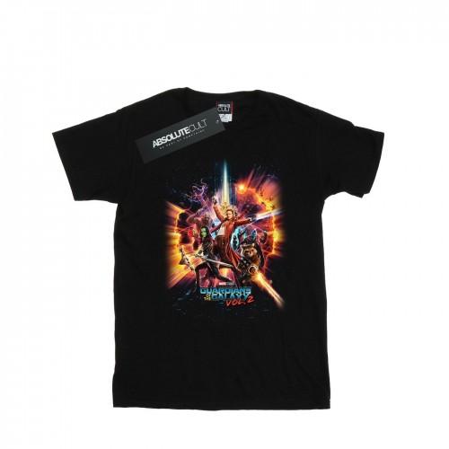 Marvel Heren Guardians Of The Galaxy Vol. 2 Teamposter-T-shirt