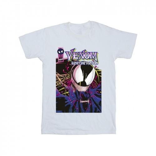 Marvel Spider-Man Venom paars hoofd T-shirt voor heren