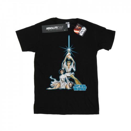 Star Wars Heren Luke en Leia karakter T-shirt