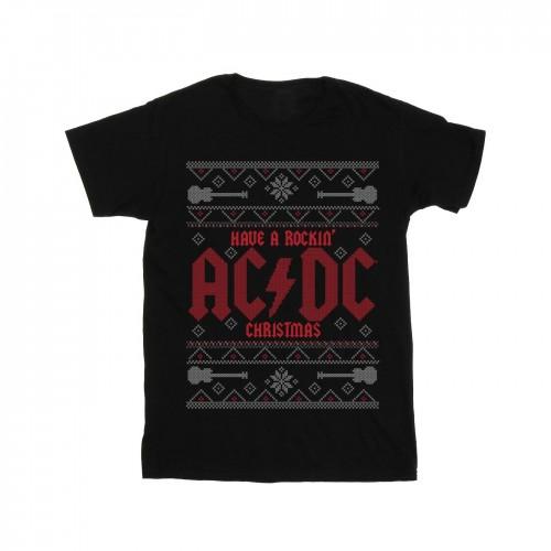 Pertemba FR - Apparel ACDC Heren hebben een Rockin kerst-T-shirt