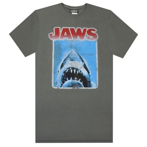 Jaws Heren Distressed Logo T-shirt