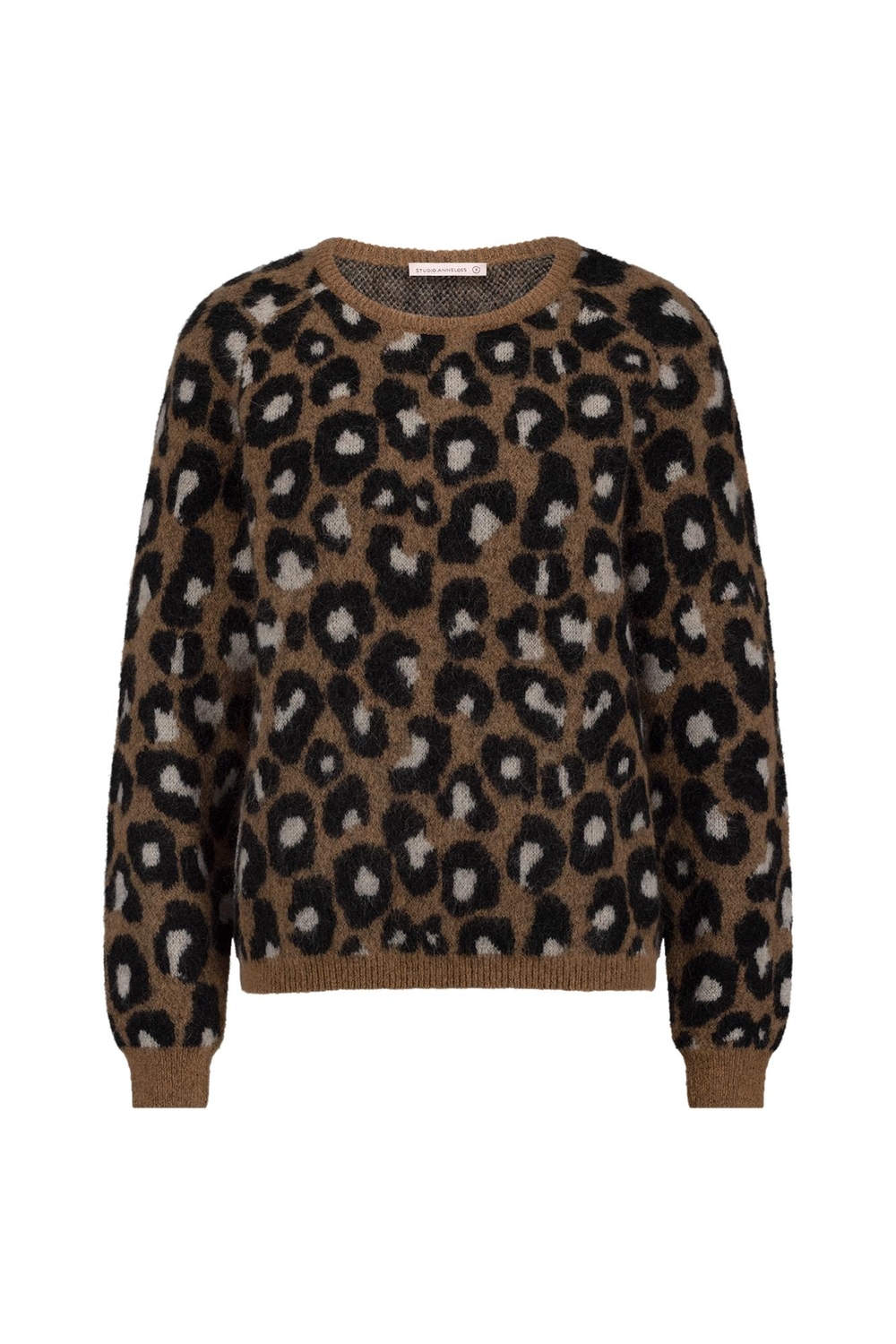 Studio Anneloes Female Truien Nino Mohair Leopard Pullover 11908