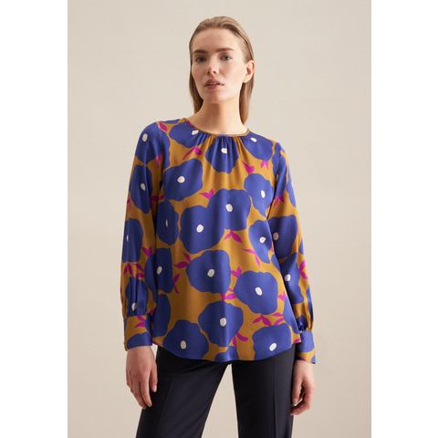 Seidensticker Shirtblouse Zwarte roos