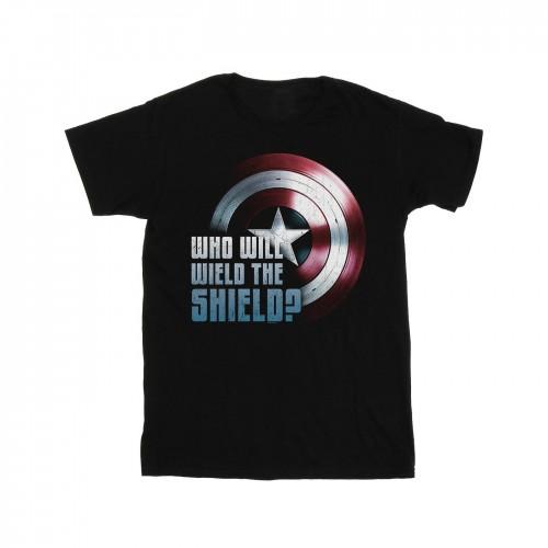 Marvel Heren The Falcon en de Winter Soldier hanteren het Shield T-shirt