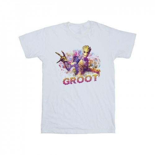 Marvel Heren Guardians Of The Galaxy Abstract Groot T-shirt