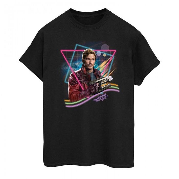 Marvel Heren Guardians of the Galaxy Neon Star Lord T-shirt