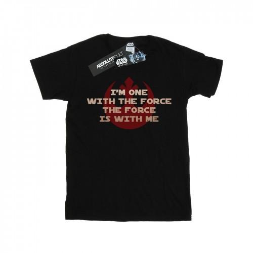 Star Wars Mens Rogue One IÂ´m One With The Force Red T-Shirt