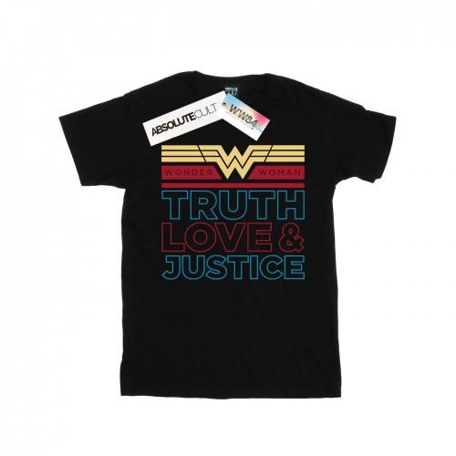 DC Comics Heren Wonder Woman 84 waarheid, liefde en gerechtigheid T-shirt