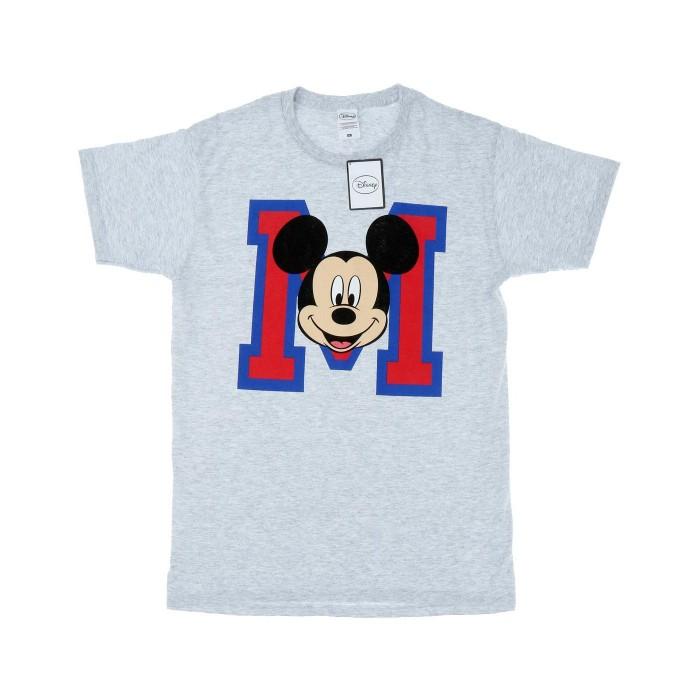 Disney Heren Mickey Mouse M Face T-shirt