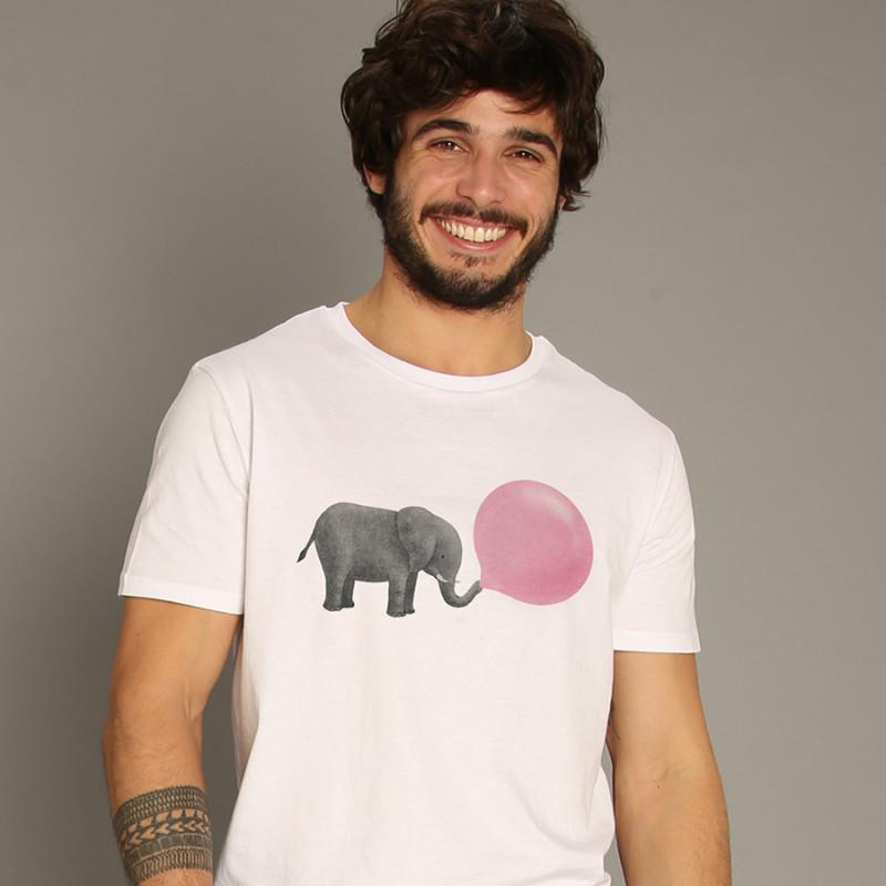 Le Roi du Tshirt T-shirt Homme - JUMBO BUBBLE GUM