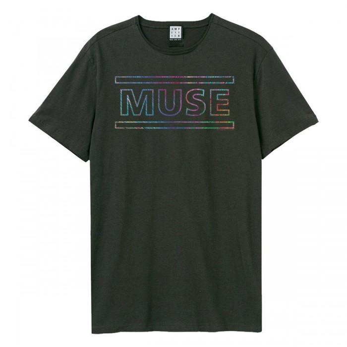 Amplified Versterkt unisex volwassen regenbooglogo Muse T-shirt