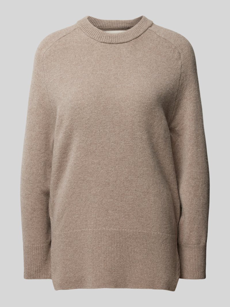 Gant Gebreide pullover met ronde hals, model 'HERRINGBONE'