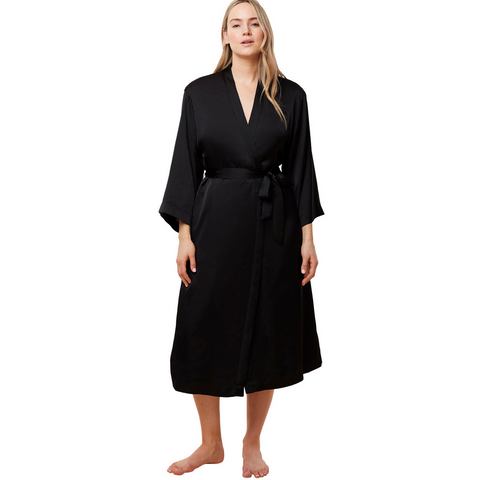 Triumph Badjas Robes Satin Robe 01 (2 stuks, Met riem)