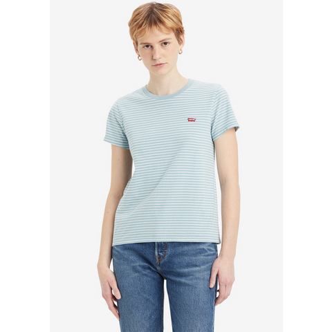 Levi's T-shirt The Perfect Tee met klein logoborduursel