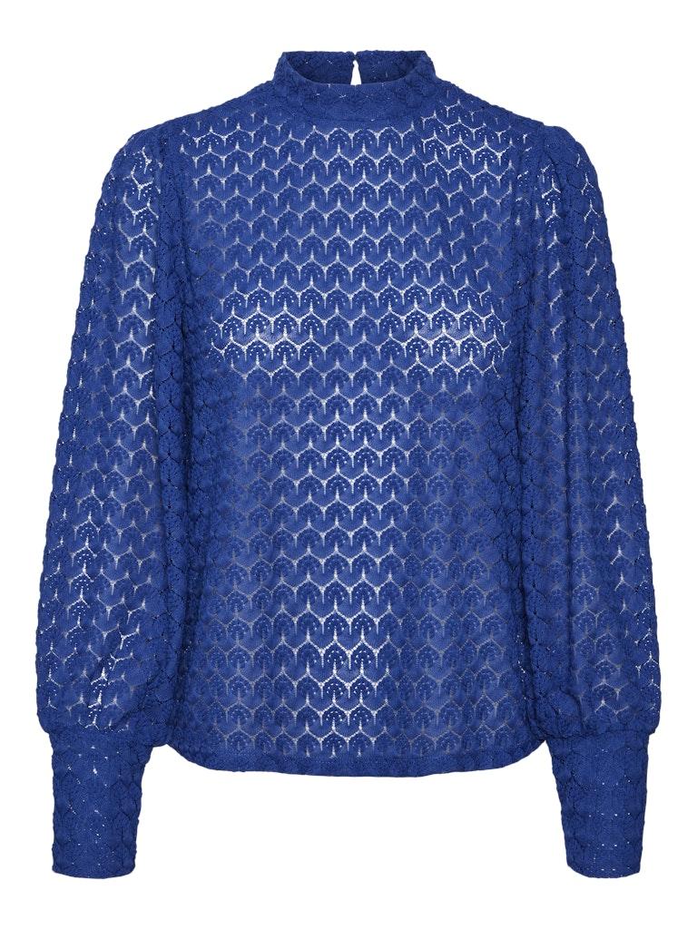 Vero moda Vmbecca Ls High Neck Lace Top Jrs N: