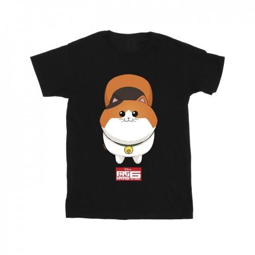 Disney Heren Big Hero 6 Baymax Kitten Face T-shirt