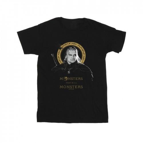 Pertemba FR - Apparel Netflix Heren The Witcher Monsters Kill Monsters T-shirt