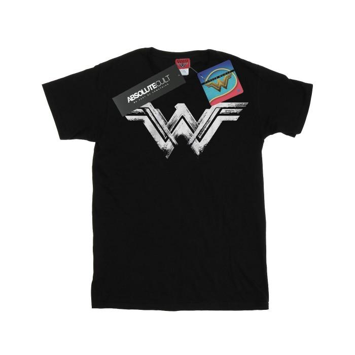 DC Comics Wonder Woman Distressed Logo T-shirt voor heren