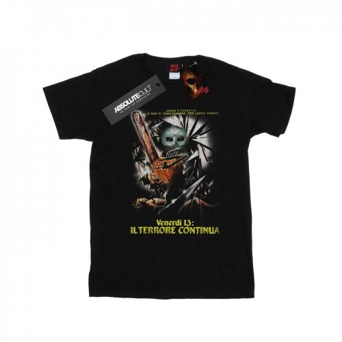 Friday The 13th Italiaanse filmposter T-shirt voor heren