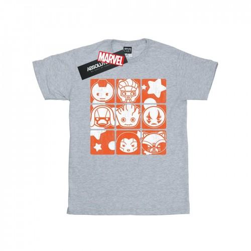 Marvel Heren Kawaii Guardians of the Galaxy Retro T-shirt