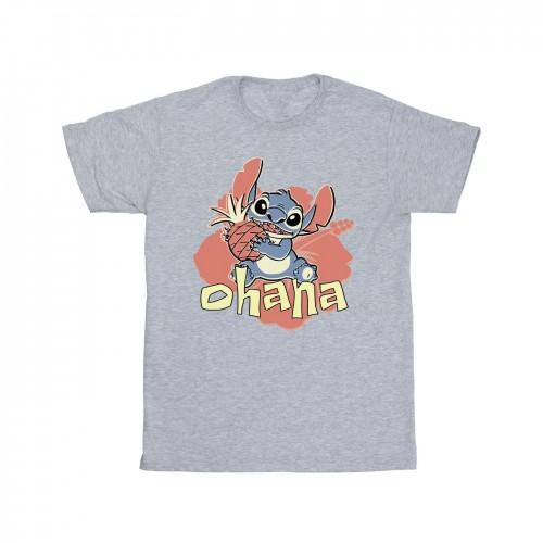 Disney heren Lilo en Stitch Ohana ananas T-shirt