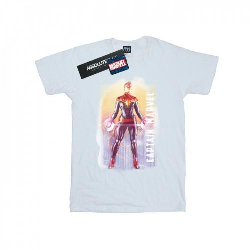 Marvel heren Captain  aquarel T-shirt