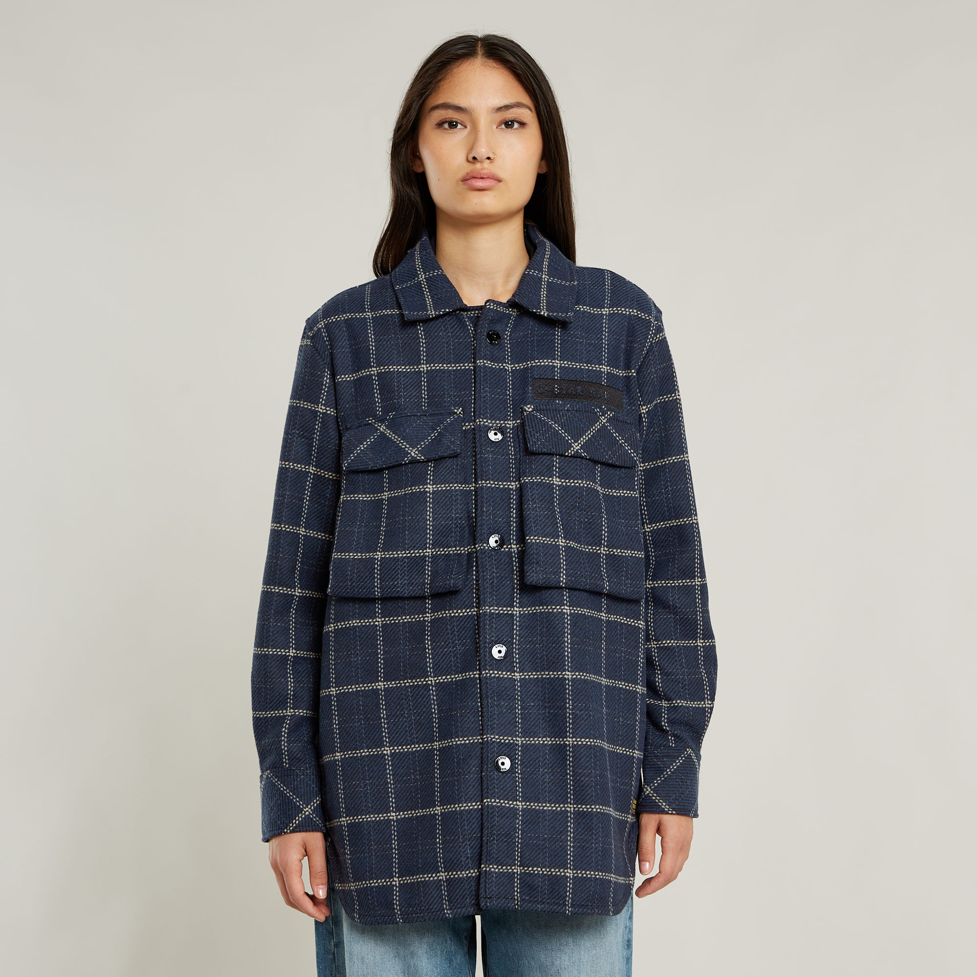 G-Star RAW Regular Boyfriend Overshirt - Meerkleurig - Dames