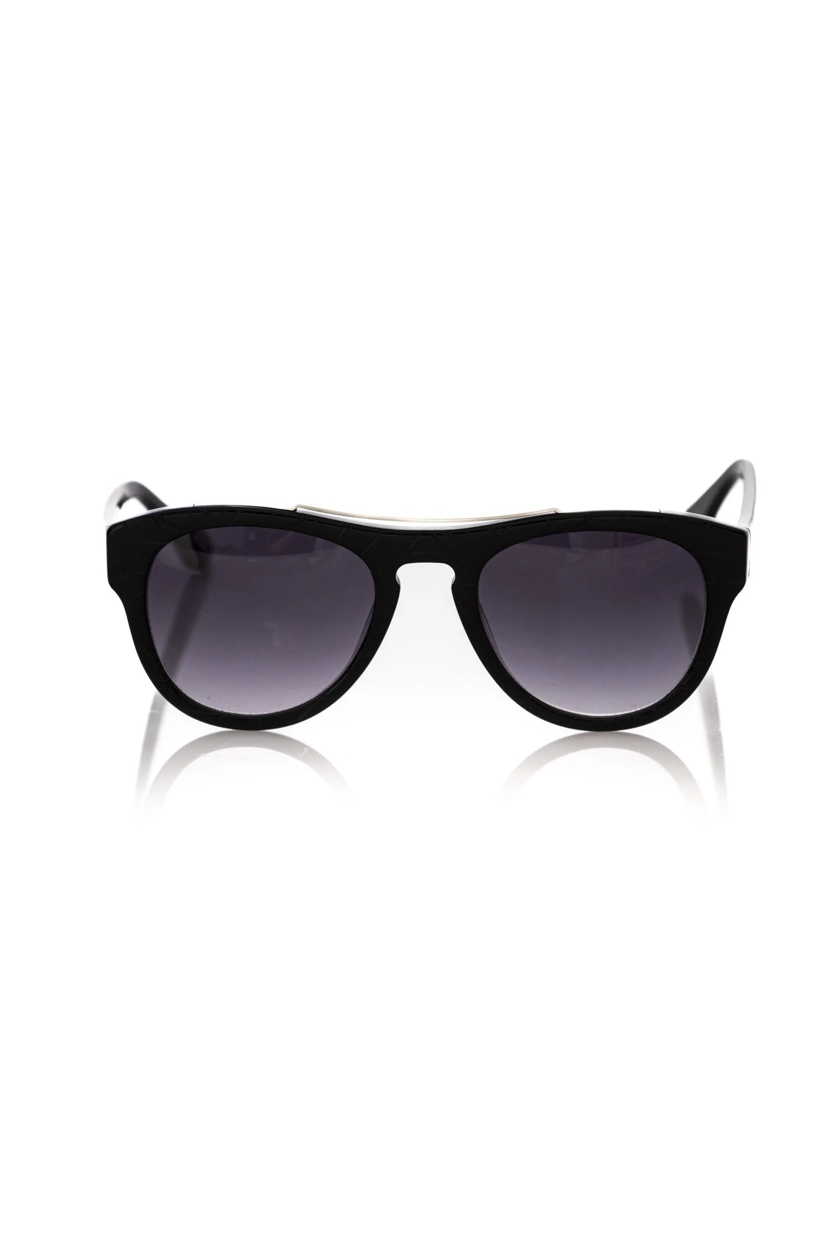 Frankie Morello Zwart wayfarer zonnebril