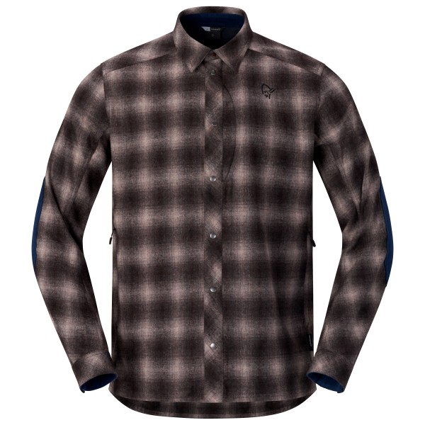 Norrøna  Tamok Wool Shirt - Overhemd, grijs