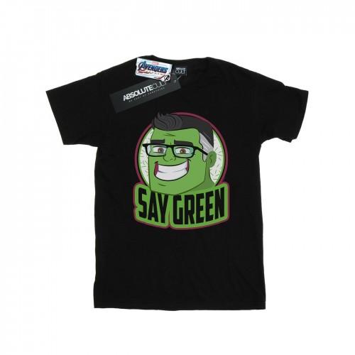 Marvel Heren Avengers Endgame Hulk Say Groen T-shirt