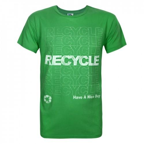 Pertemba FR - Apparel Junkfood heren recyclen hebben een mooie dag T-shirt