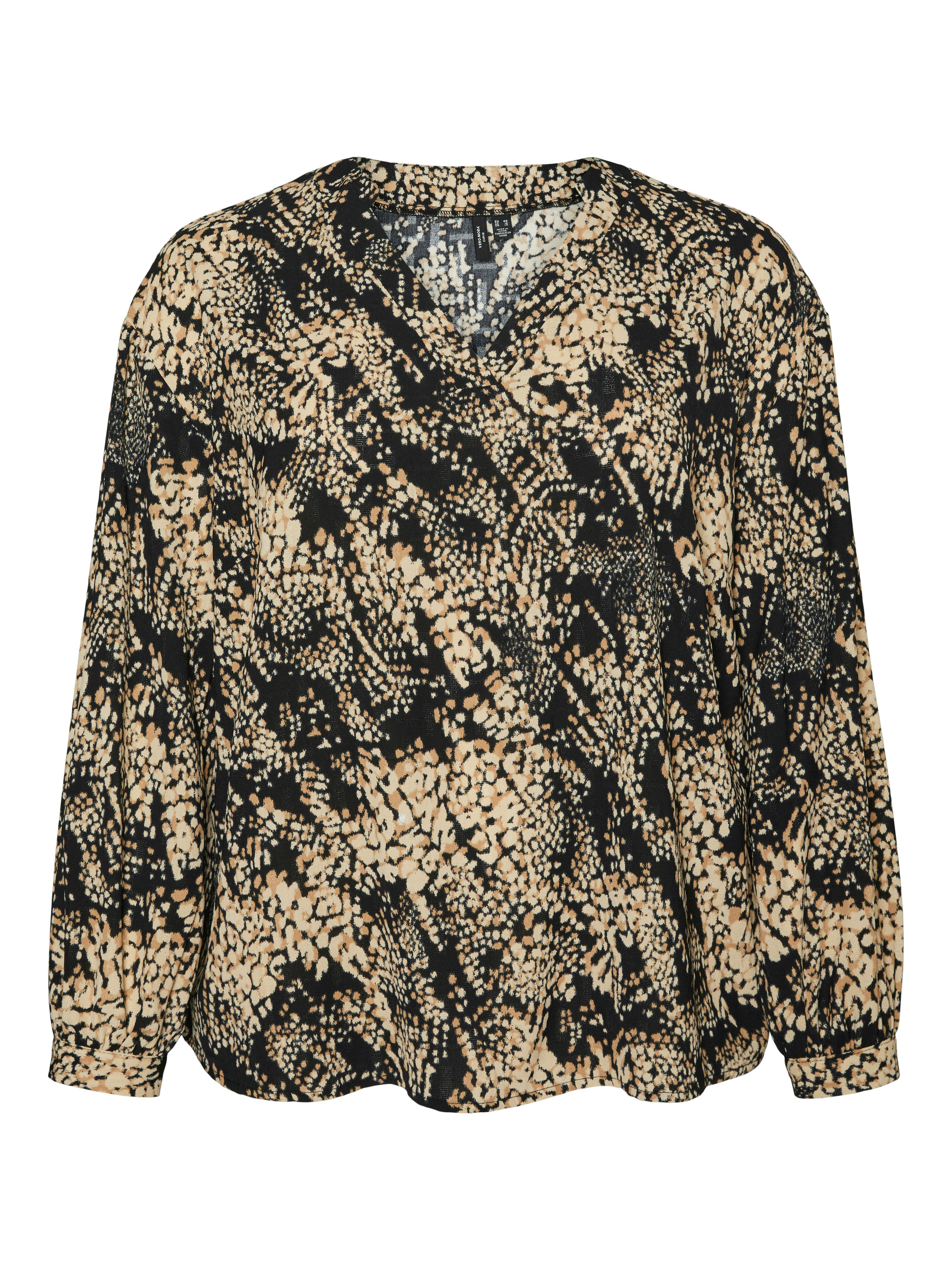 Vero moda Vmcofreya L/s V-neck Top Wvn Btq Cu: