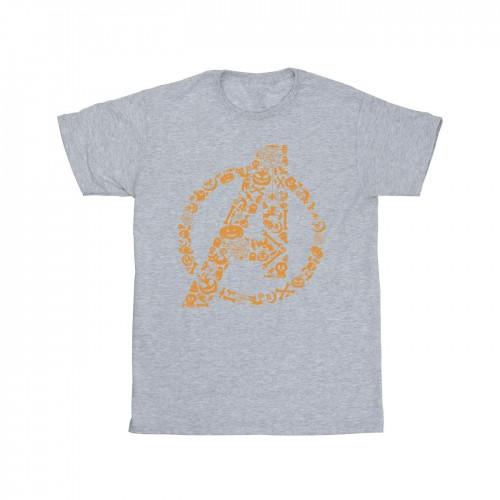 Marvel Heren Avengers Halloween-logo T-shirt