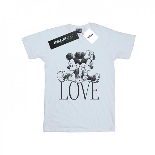 Disney Heren Mickey en Minnie Mouse liefde T-shirt