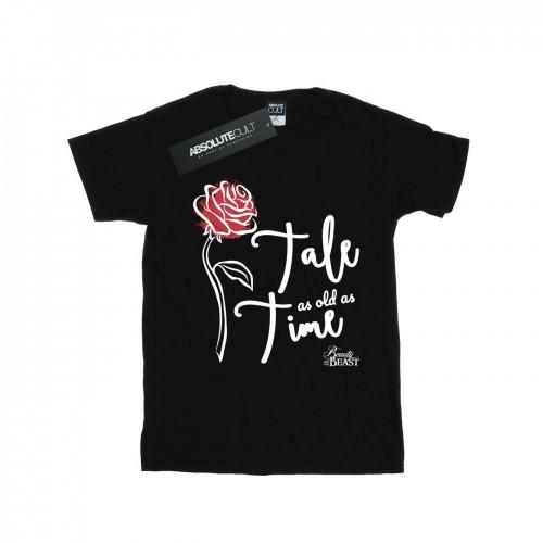 Disney Mens Tale As Old As Time Rose T-Shirt