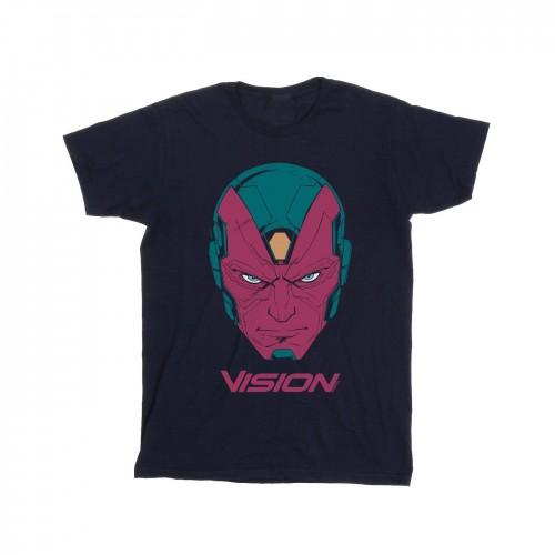 Marvel Heren Avengers Vision Head T-shirt